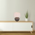 Lampe de table Lou Brun 1x60W E27
