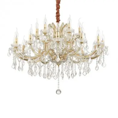 Lustre Doré NAPOLEON Or E14 18x40W IDL_167411 167411 Lustre Doré NAPOLEON Or E14 18x40W IDEAL LUX 167411