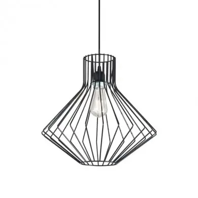 Suspension AMPOLLA-4 SP1 Noir 60W max IDEAL LUX 167497