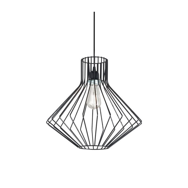 Suspension AMPOLLA-4 SP1 Noir 60W max IDEAL LUX 167497