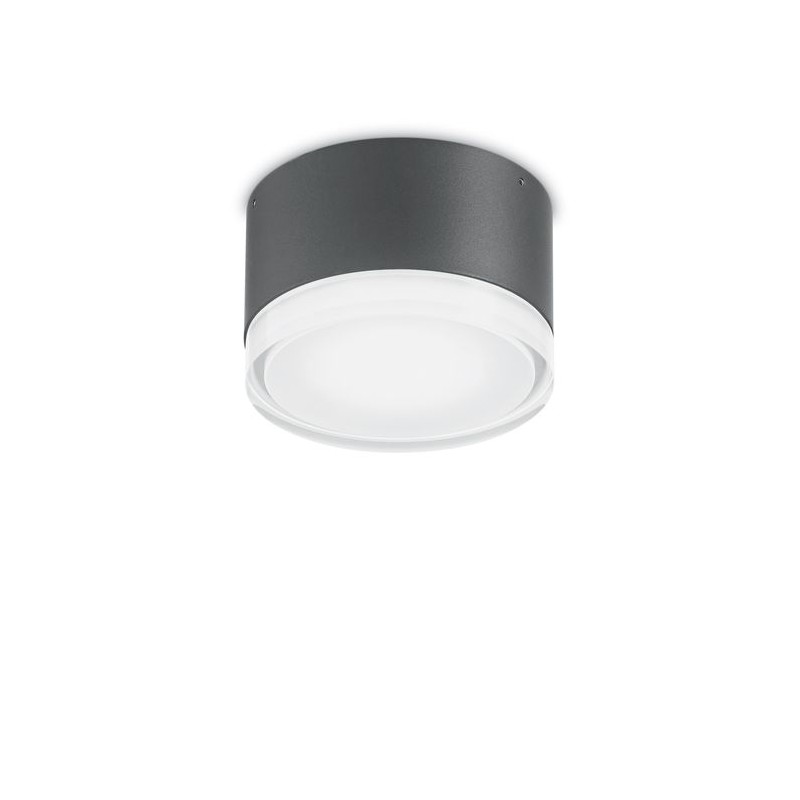 Plafonnier URANO PL1 SMALL Anthracite 15W max IDEAL LUX 168111