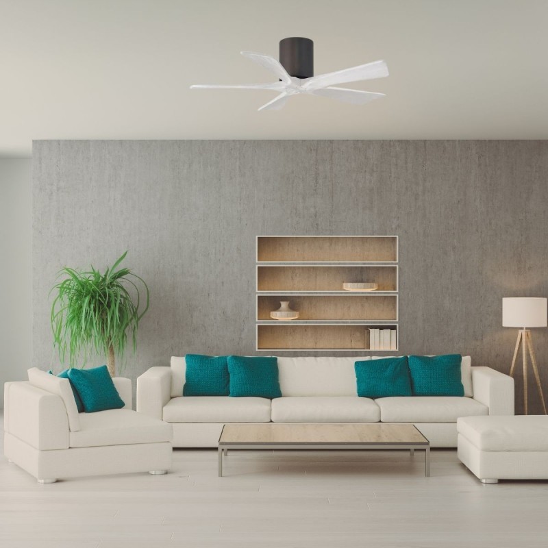 Ventilateur de Plafond Irene-5H 106cm Bronze Blanc ATLAS FAN IR5H-TB-MWH-42