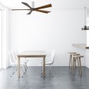 Ventilateur Plafond Irene-5H 132cm Blanc Noyer