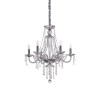 Lustre AMADEUS SP6 Transparent 40W max IDEAL LUX 168753