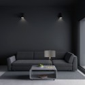 Lampe Ferrara 1x60W Or Poli Gris Foncé