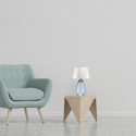 Lampe Lena 1x60W Bleu Blanc D460mm