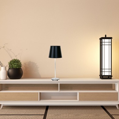 Lampe Mattia Rund 1x40W E14 Argent H44 300 K 12209 S HOLLANDER 300 K 12209 S