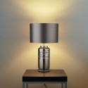 Lampe Elise 1x60W E27 Chrome Fumé Gris