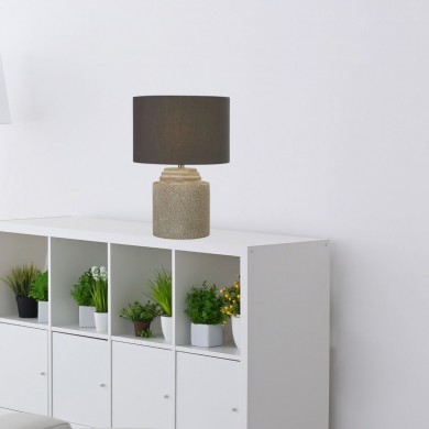 Lampe Woody 1x40W E14 Gris Chrome SC_EU9260GY EU9260GY Lampe Woody 1x40W E14 Gris Chrome SEARCHLIGHT EU9260GY