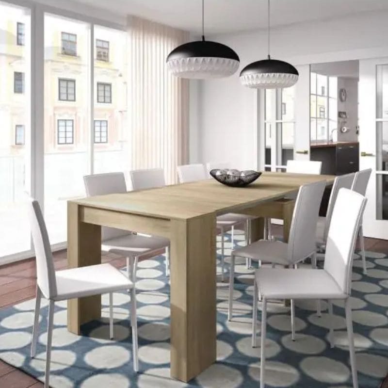 Table bois modèle Fotab, Boutica Design, située dans un salon, à entrenir