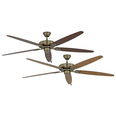 Ventilateur Plafond Bois Royal Classic 180cm Chromé Noyer Ventilateur Plafond Bois Royal Classic 180cm Chromé Noyer