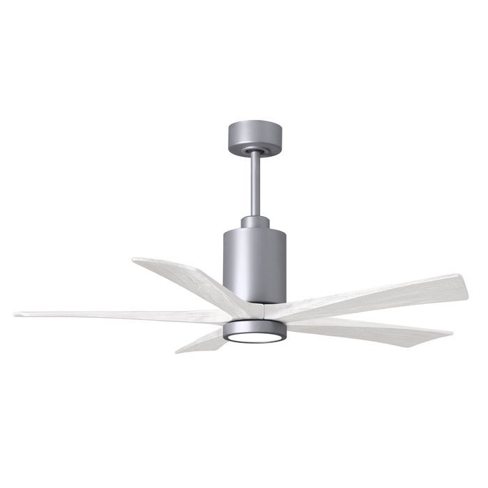 Ventilateur Plafond avec lumière Chromé Blanc | Boutica Design
