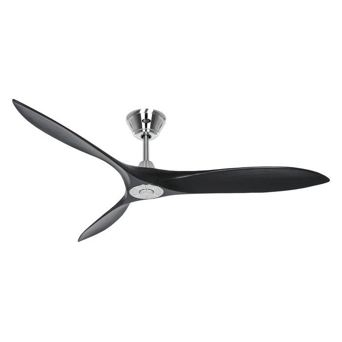 Lucci Air Fraser Ventilateur de plafond en m/étal bross/é Chrom/é 35 W 132 cm