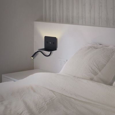 applique de lit avec recharche du téléphone via usb