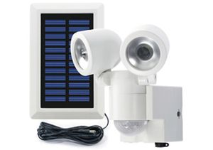 projecteur econome blanc moderne solaire