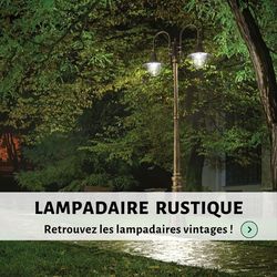 lampadaire pour exterieur rustique