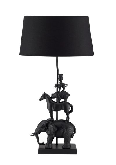 lampe vintage noir