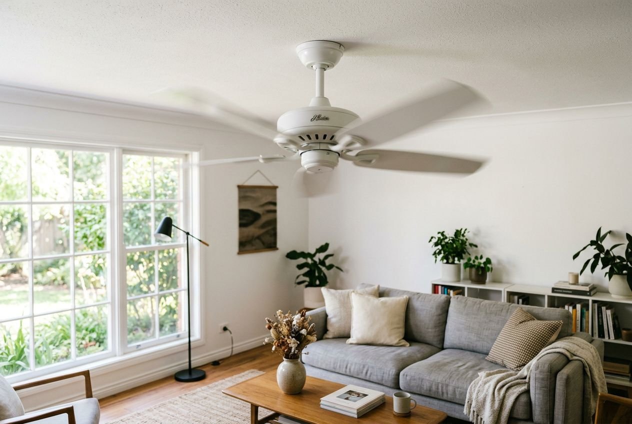 Comment équilibrer un ventilateur de plafond qui vacille ?
