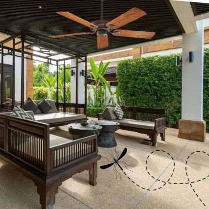 Comment éloigner les moustiques sur une terrasse ?