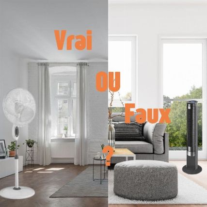 Vrai ou Faux : Comment rafraichir une pièce chaude ?